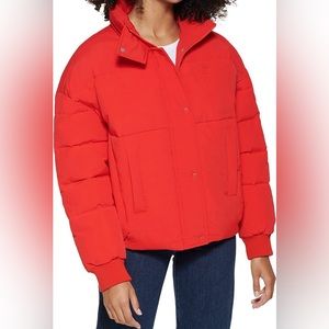 Levi's Women's Cinch Waist Puffer Jacket - size XS (small)